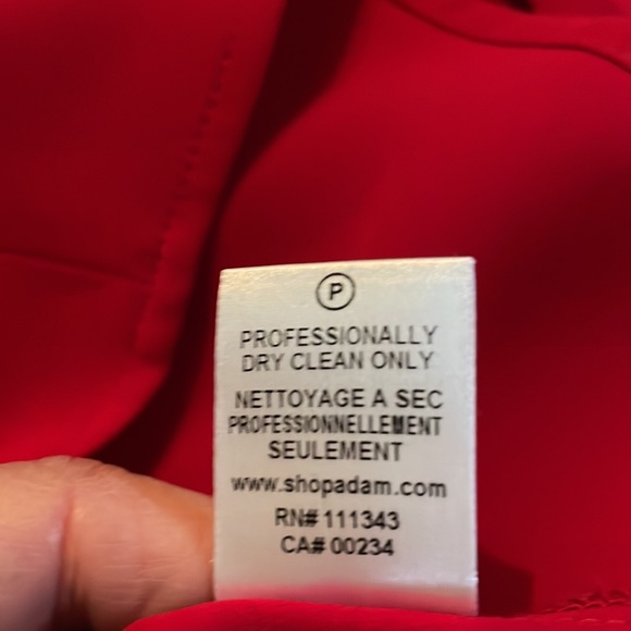 ADAM By Adam Lippes Red Silk Halter Top size XS - Picture 8 of 11